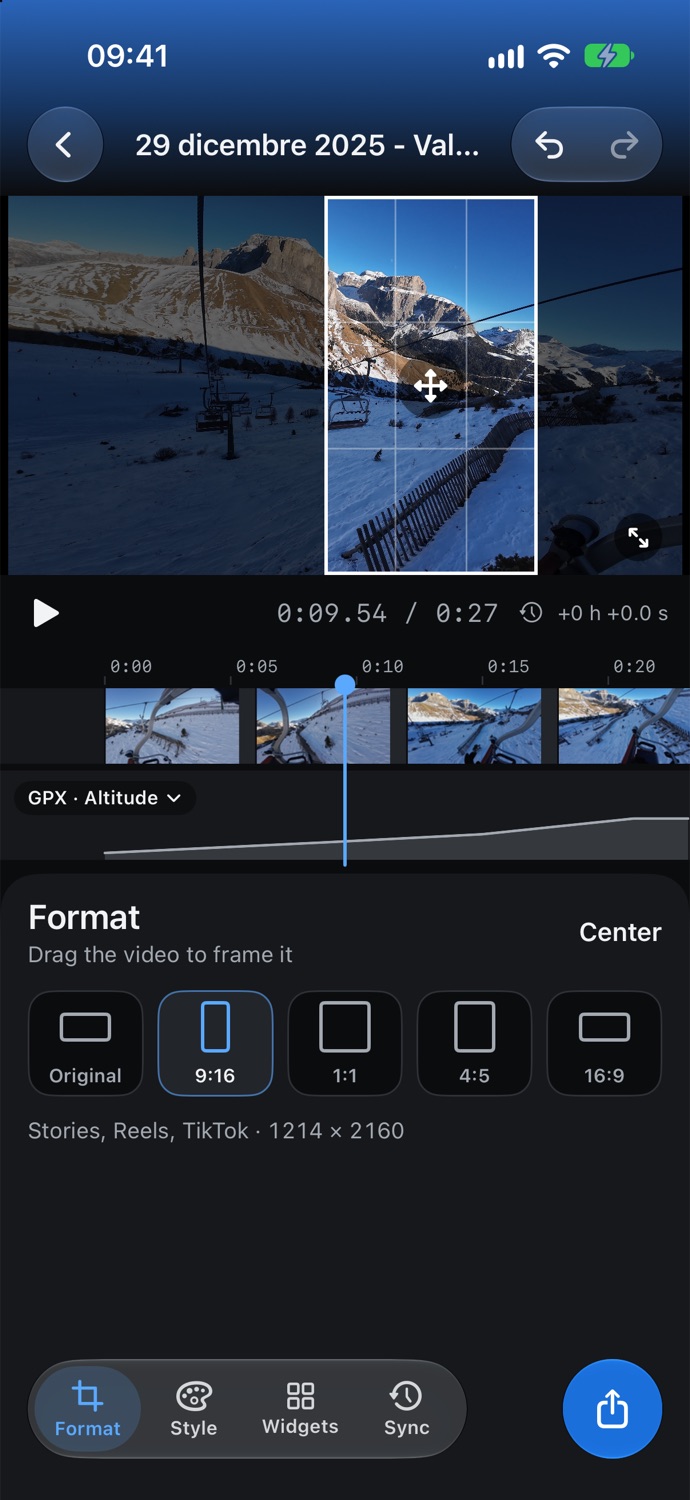 From landscape to vertical, without another app.