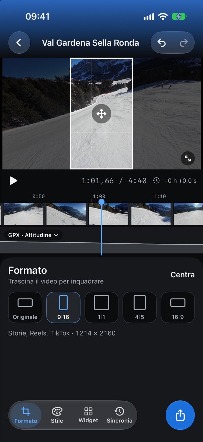 Da orizzontale a verticale, senza un'altra app.